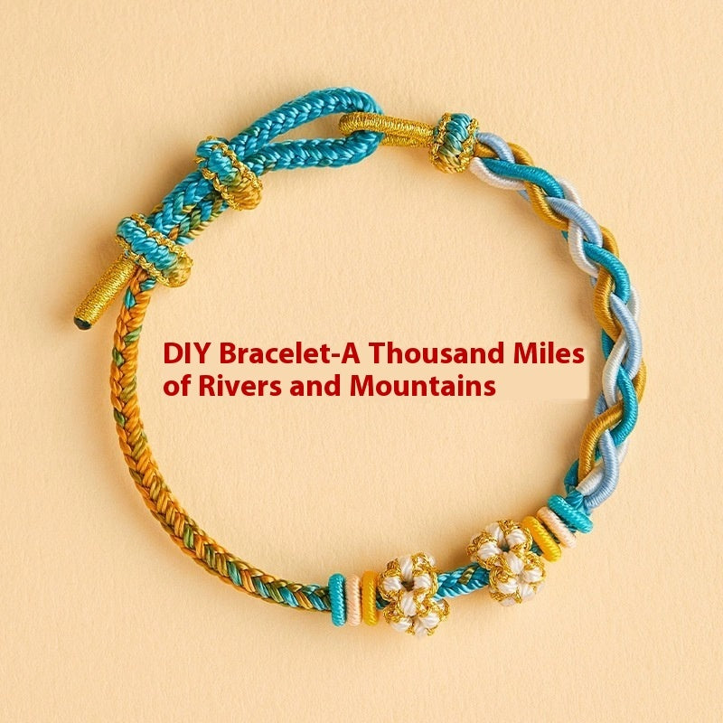 Diy Carrying Strap Semi-finished Bracelet Girls Wearable Lucky Beads