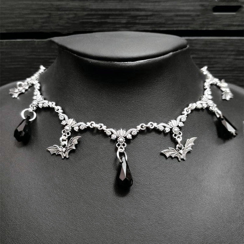 Gothic Fledermaus-Halskette Punk-Schmuck