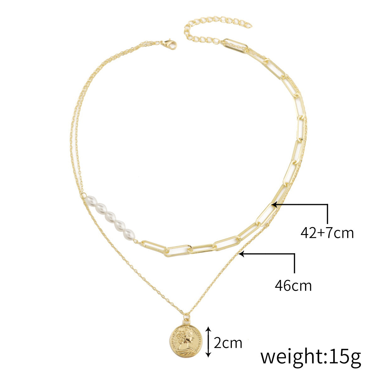 Personalized, Stylish And Simple Clavicle Chain Neck Chain Women