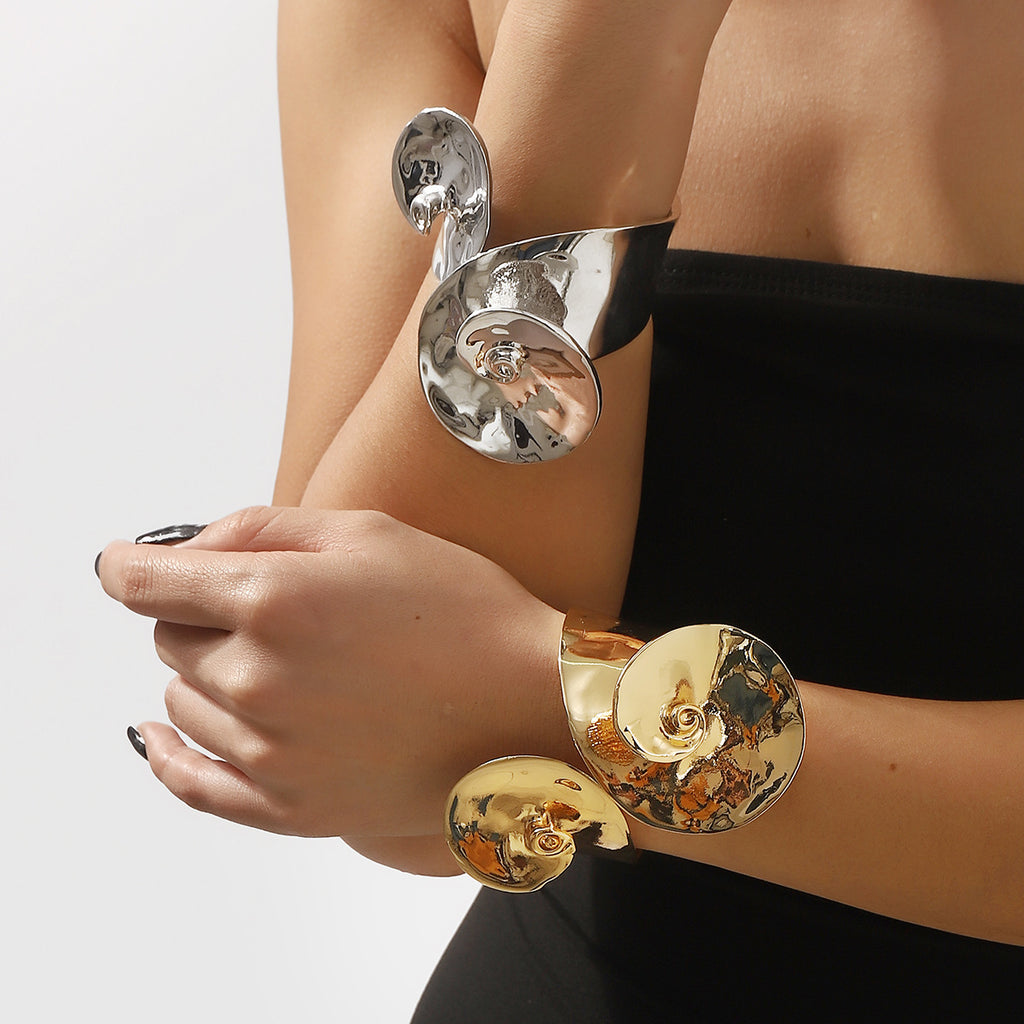 Brazalete abierto de resorte para mujer