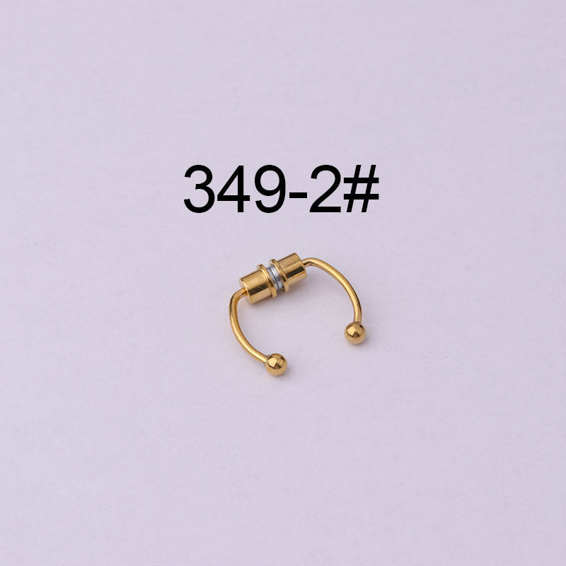 Anillo magnético de nariz de acero inoxidable sin perforación
