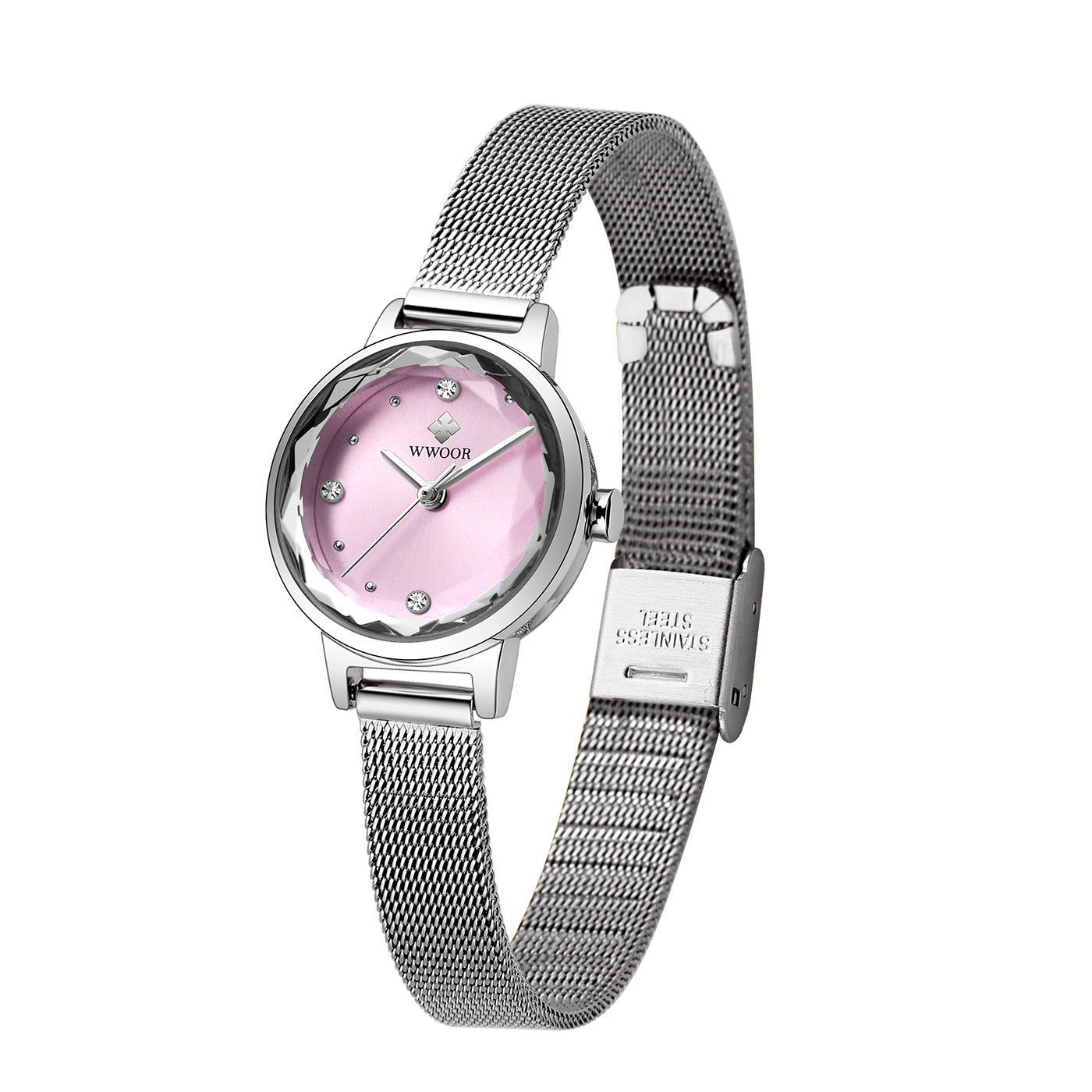 Reloj de Cuarzo Simple para Mujer con Correa de Malla