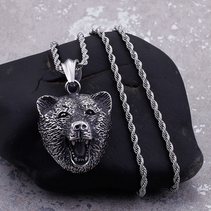 Halskette Hochwertige Metall Anhänger Herren Rock Party Punk Schmuck