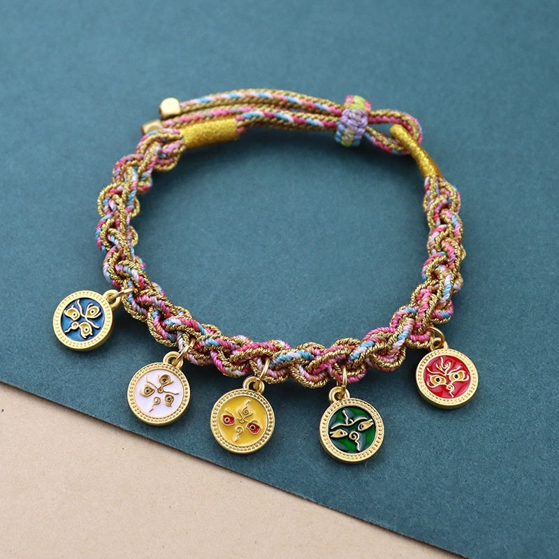 Couple's Red Rope Colorful Wire Carrying Strap