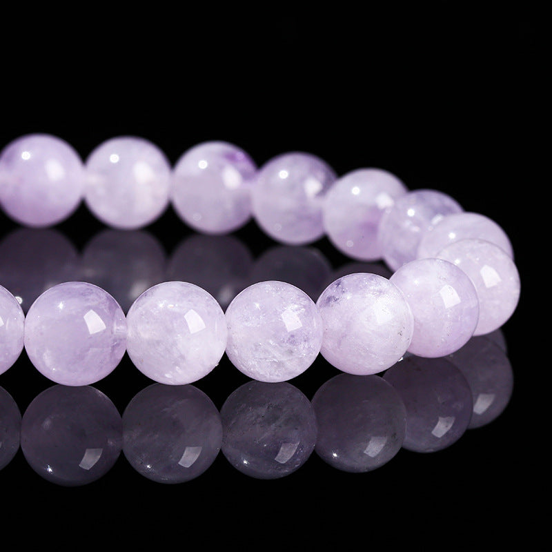 Armband aus natürlicher, violetter Jade, modisch, personalisiert