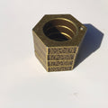 Anillo de defensa personal resistente, rompecristales de emergencia, anillo redondo hexagonal, anillo de hebilla para dedo, anillo de hebilla para dedo para escalar al aire libre