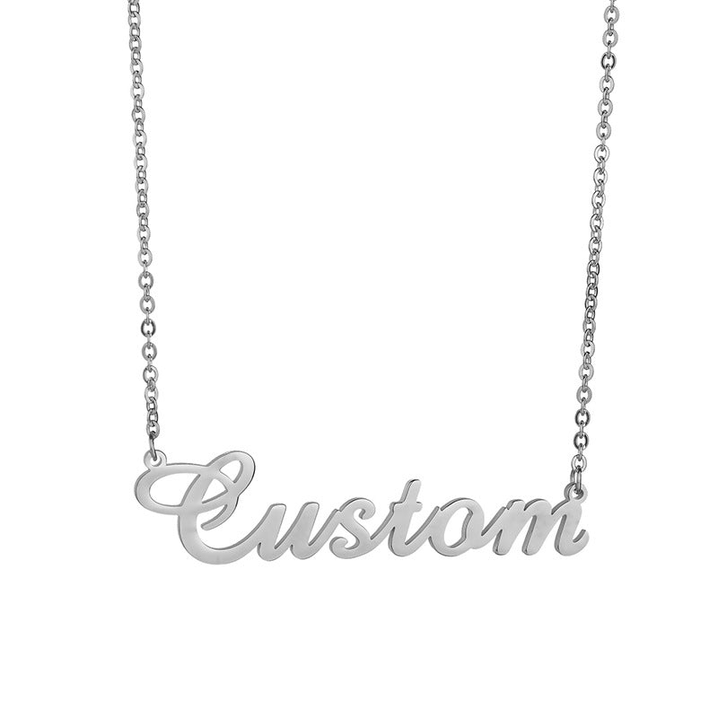 Women's Personalized Name 18k Gold Necklace