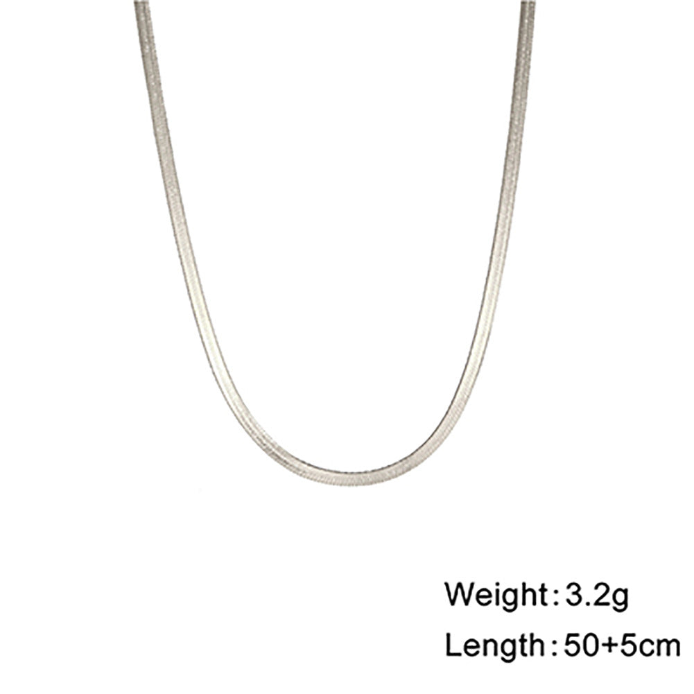 Beliebter Schlangenknochen-Edelstahl-Choker