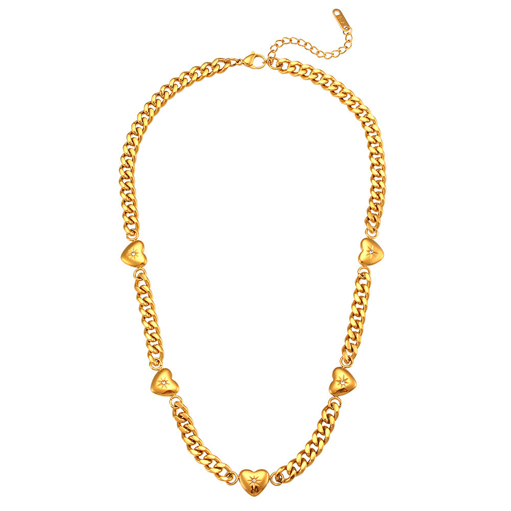 Vintage Fashion Jewelry Stainless Steel Necklace