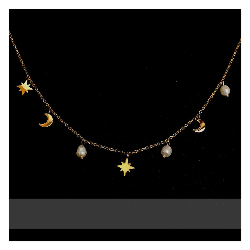 French Elegant Natural Baroque Pearl Necklace