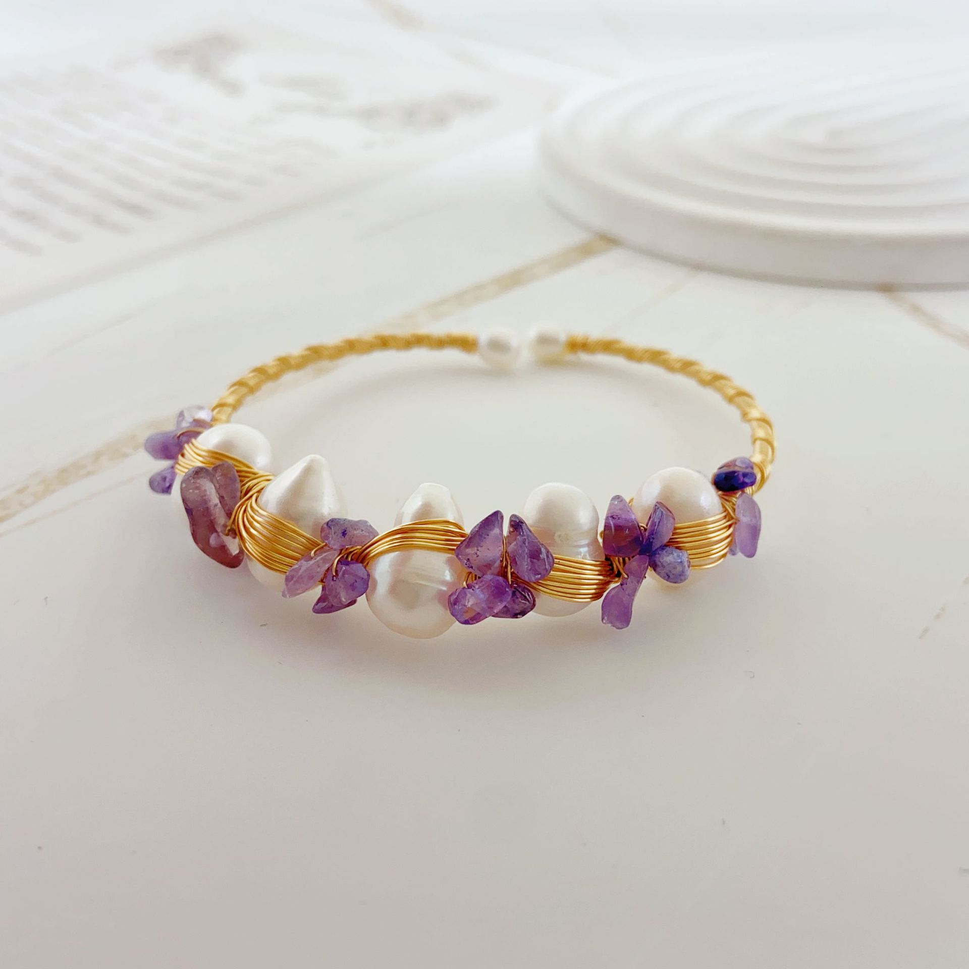 Hand-woven Pearl Bracelet Versatile Item
