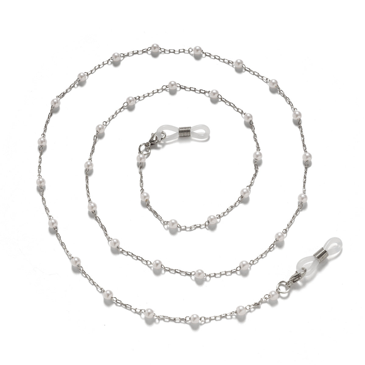 Accesorios de gafas con cadena de perlas