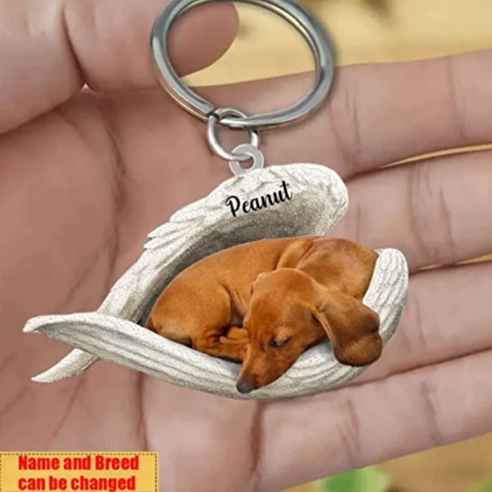 Llavero Acrílico Creativo de Perro Animal Lindo