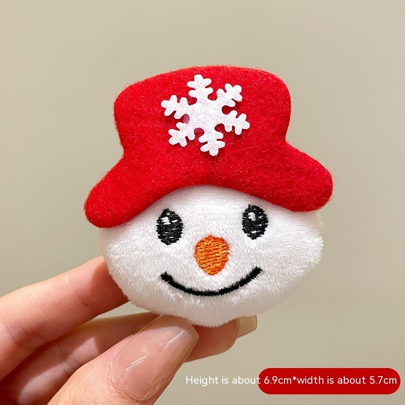 Cartoon Niedlicher Weihnachtsmann Brosche Weihnachts-Festival-Accessoires