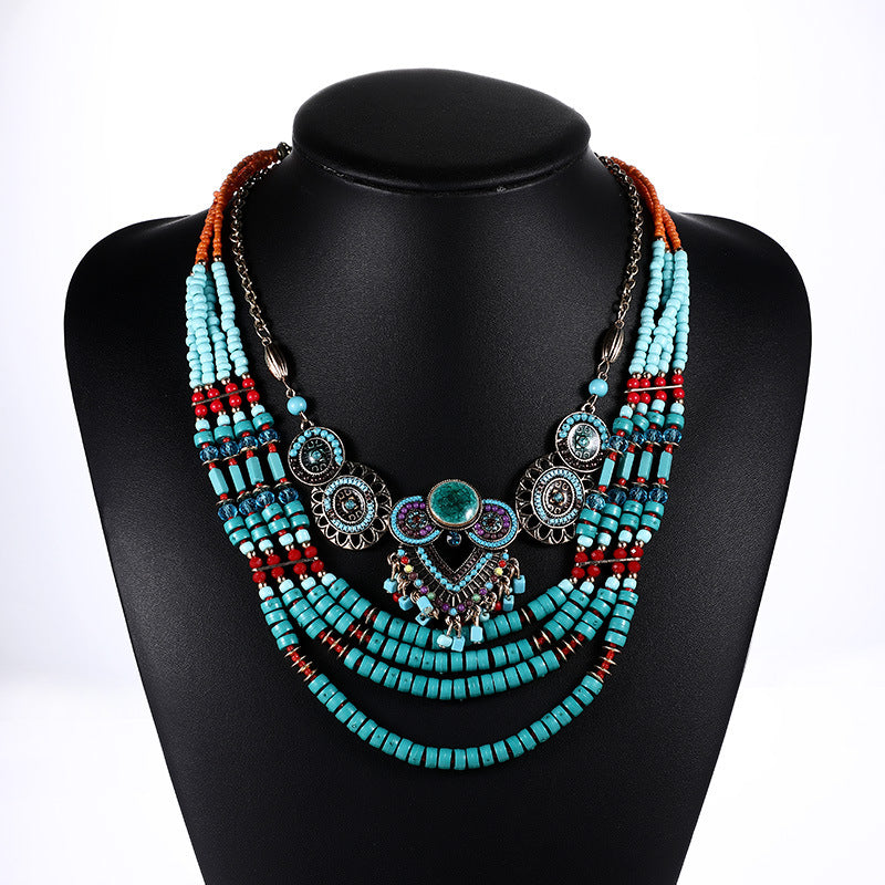 Neue Halskette Boho Anhänger für Frauen 60cm Halskette Ethno Schmuck als Freundschaftsgeschenk Bijoux Dropshipping Collier Accessoires