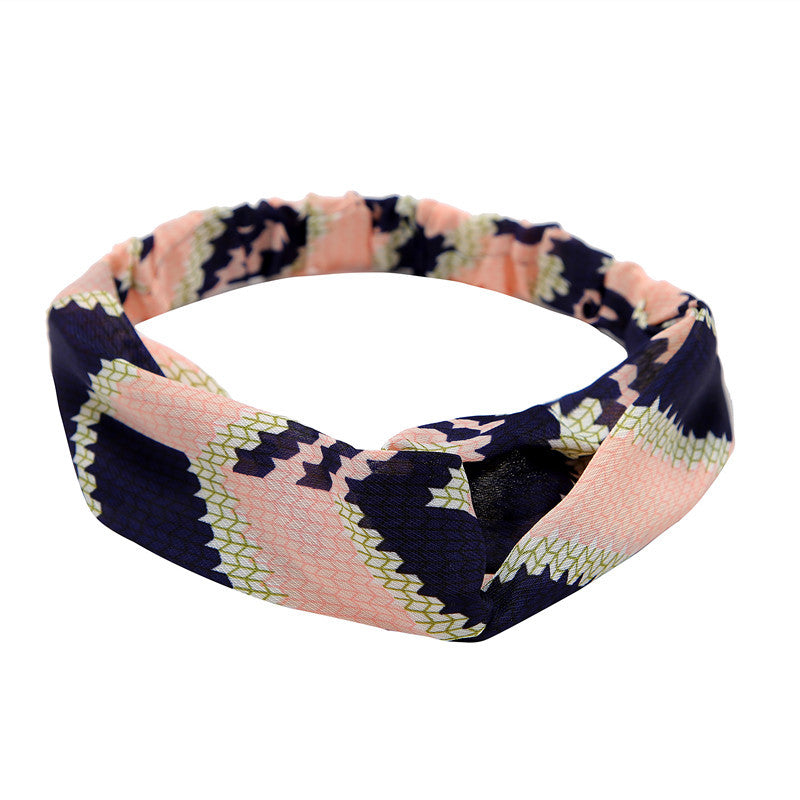 Women's Polka Dot Printed Bohemian Sweet Simple Hair Band