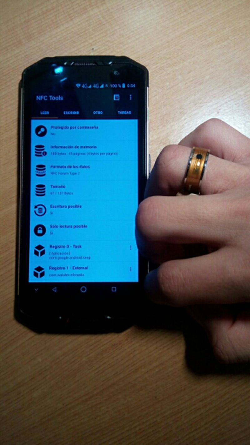 Accesorios para teléfonos móviles con anillo inteligente NFC