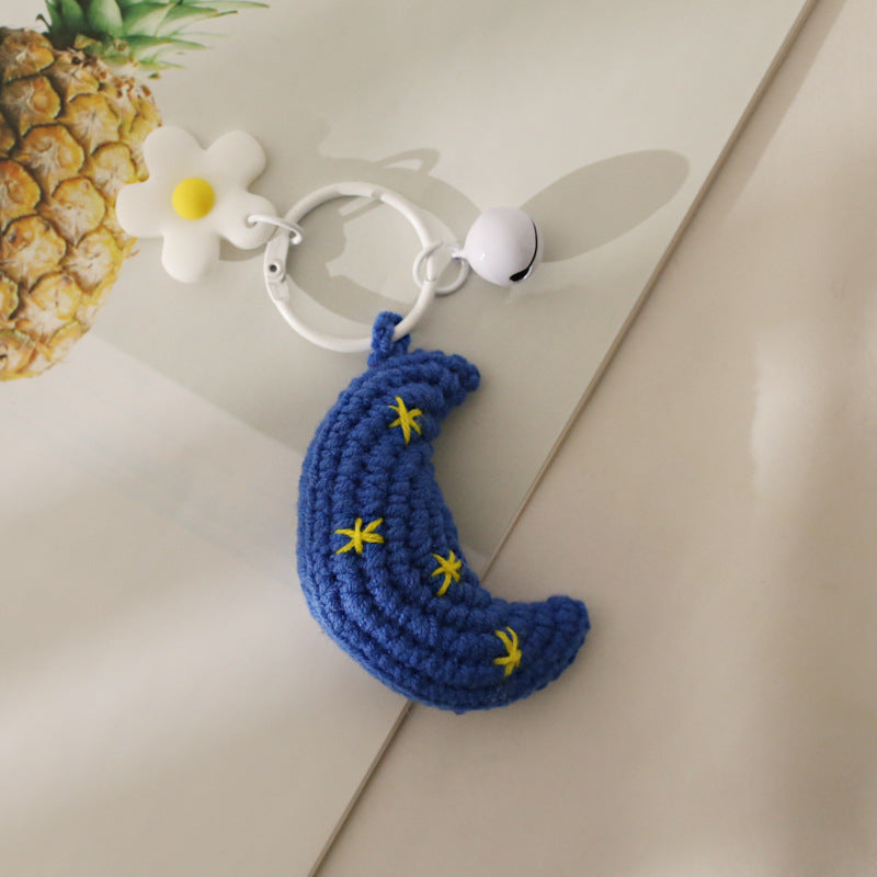Collar con colgante de girasol tejido a mano, lindo