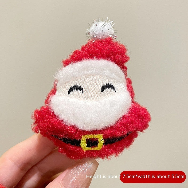 Cartoon Niedlicher Weihnachtsmann Brosche Weihnachts-Festival-Accessoires