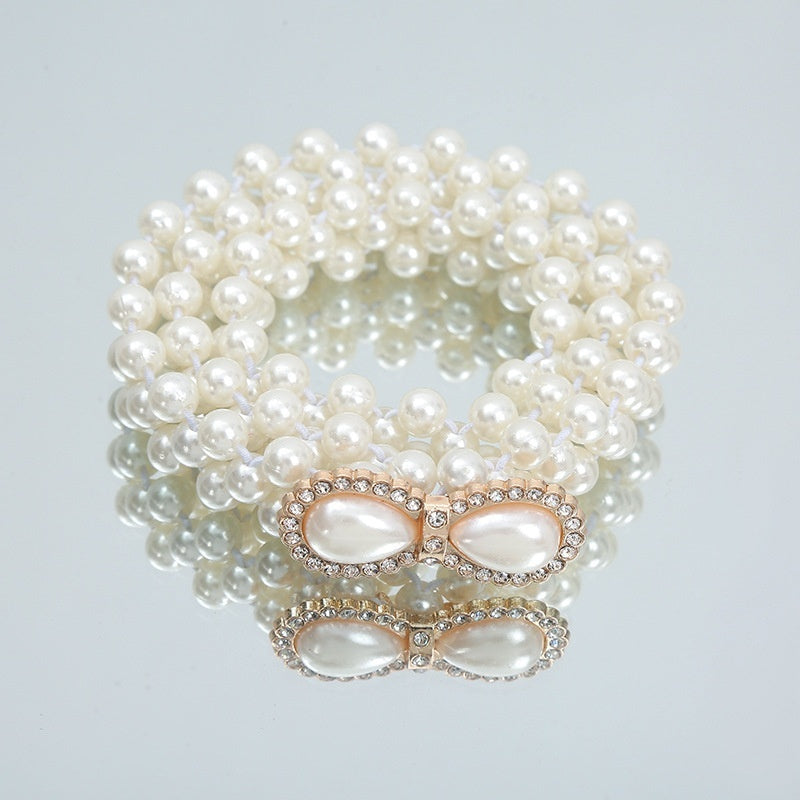 Joyería de moda para mujer, cadena de cintura con perlas blancas