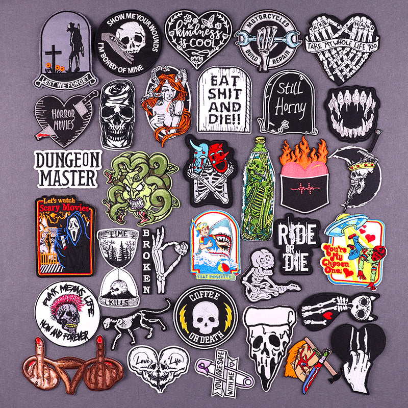 Pegatinas de Ropa Punk Rock