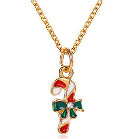 Collar de aceite goteador de caña con copo de nieve navideño