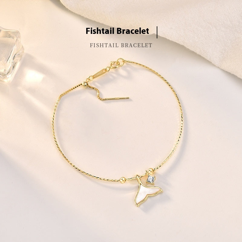 Women's Graceful And Fashionable Simple Shell Fishtail Bracelet