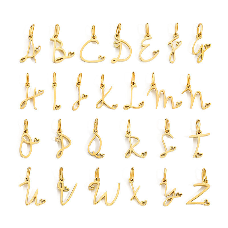 DIY Buchstabenanhänger Ornamente Accessoires