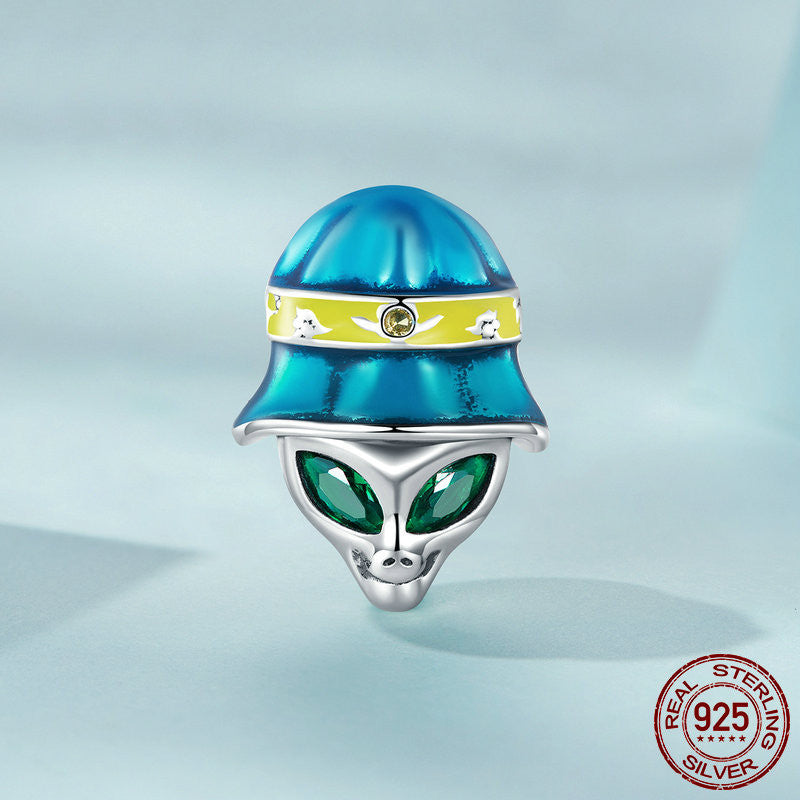 Entwirf ein weirdes Alien-Armband mit Perlen, geheimnisvoll