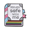 Broche de seguridad inspirador en inglés para libros