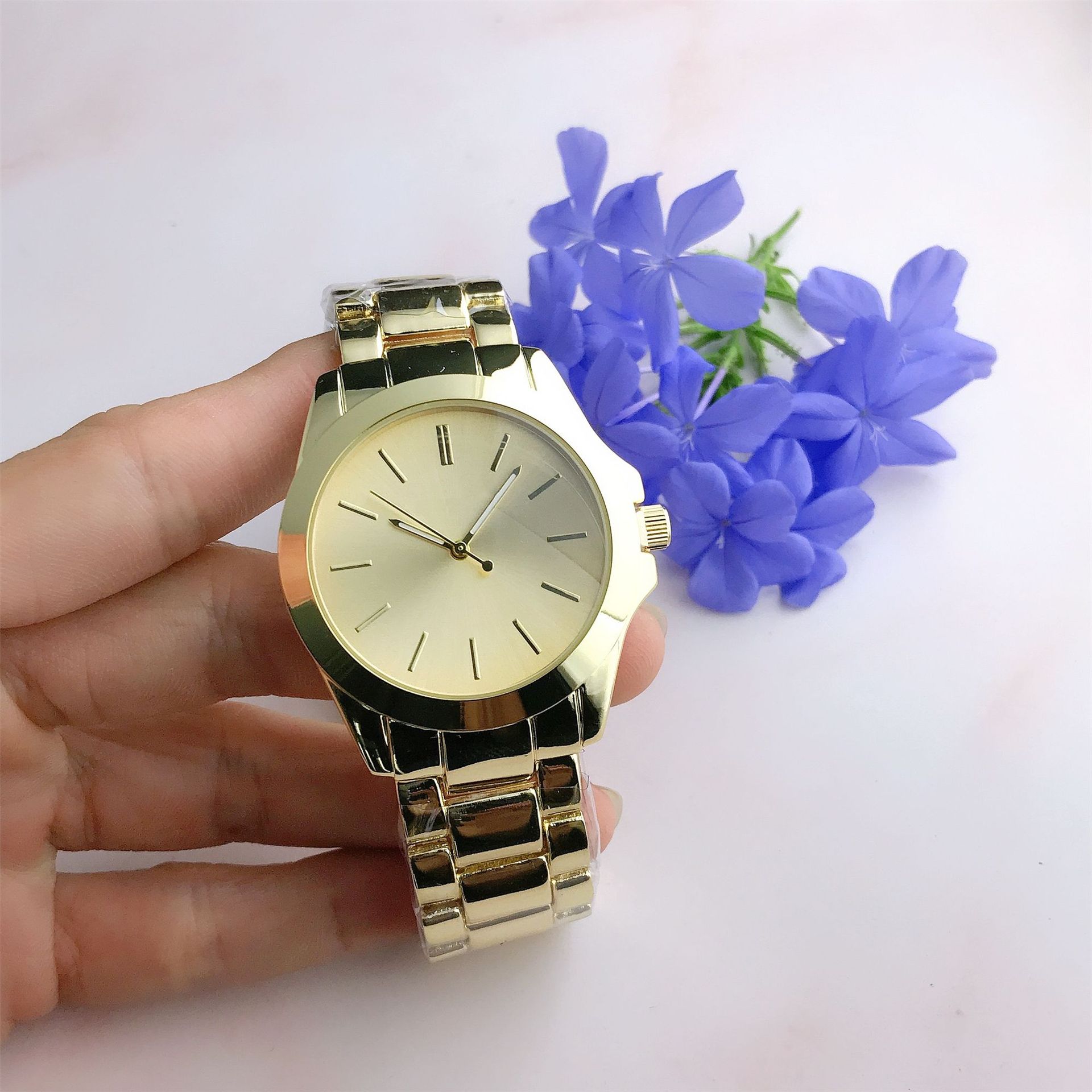 Lässige Eleganz und Kreativität Quarzuhr Herren und Damen passender Stil koreanisch schlicht