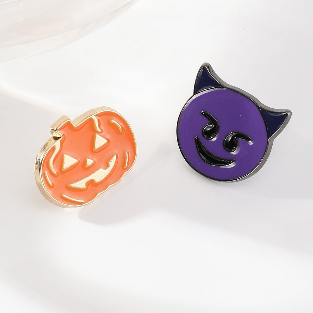 Accessories Alloy Dripping  Ghost Pumpkin Halloween Brooch