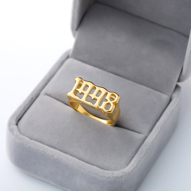 Digitaler antiker Ring Schmuck für Damen und Herren
