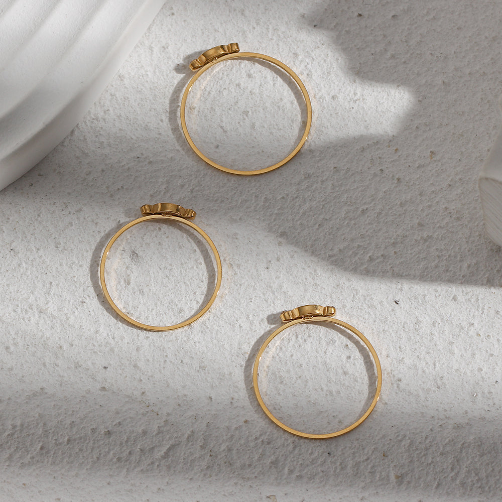 Zarter Süßigkeiten-Ring mit feinem Zirkon und Süßwasserperlen