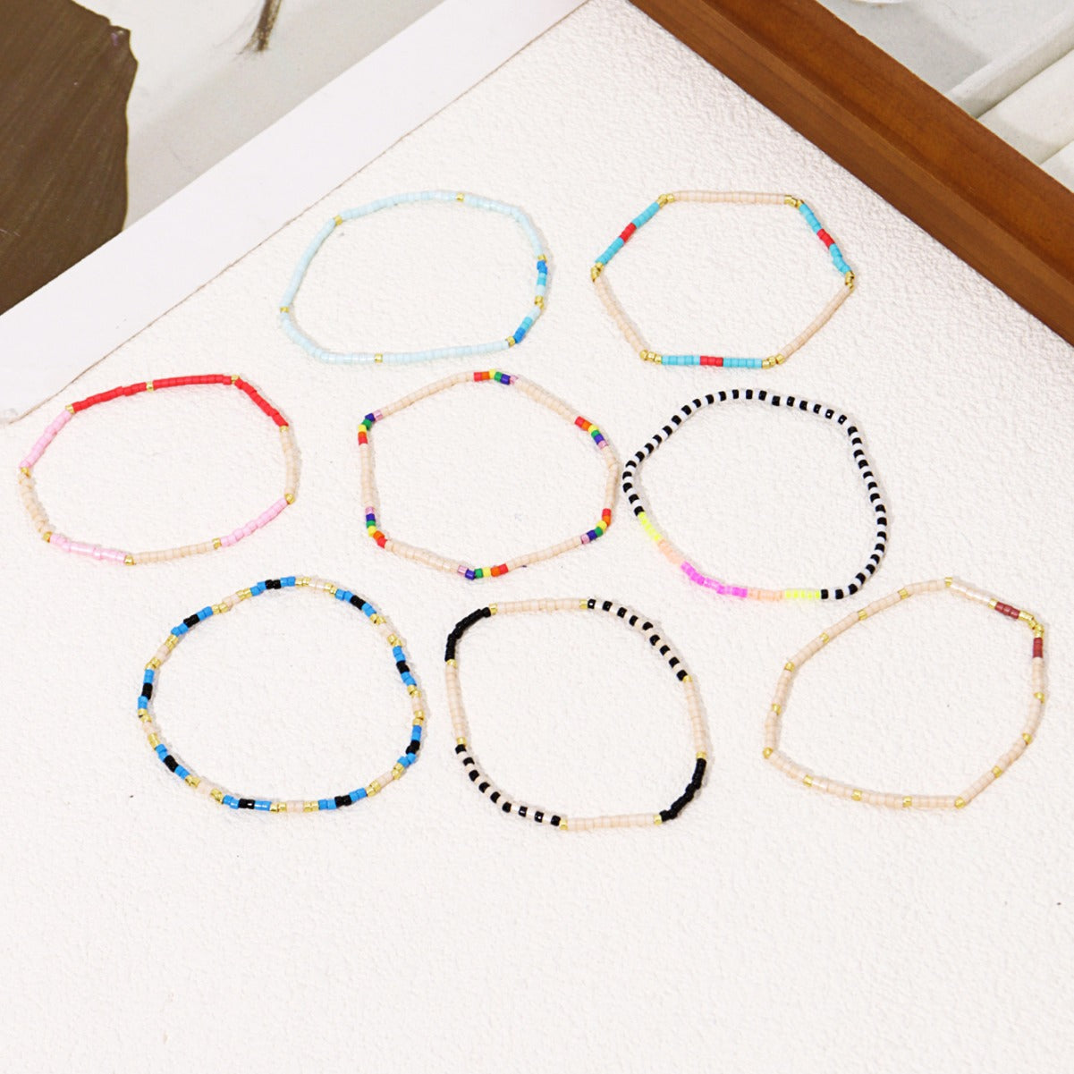 Pulsera de Mujer Estilo Retro Arcoíris de Moda