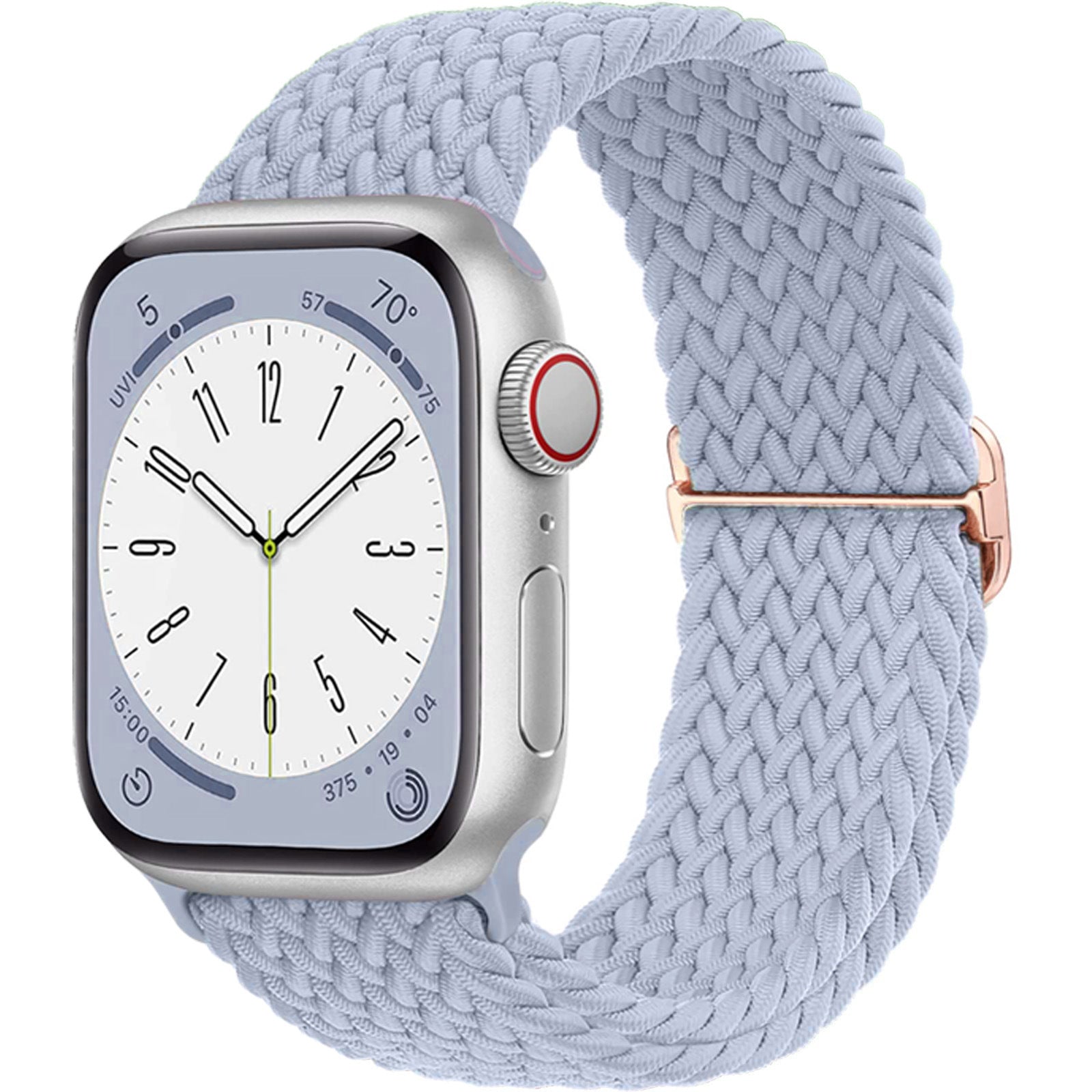 Correa de reloj ajustable de nailon trenzado