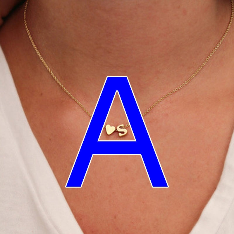 Fashion Exquisite Initial Gold And Silver Clavicle Chain