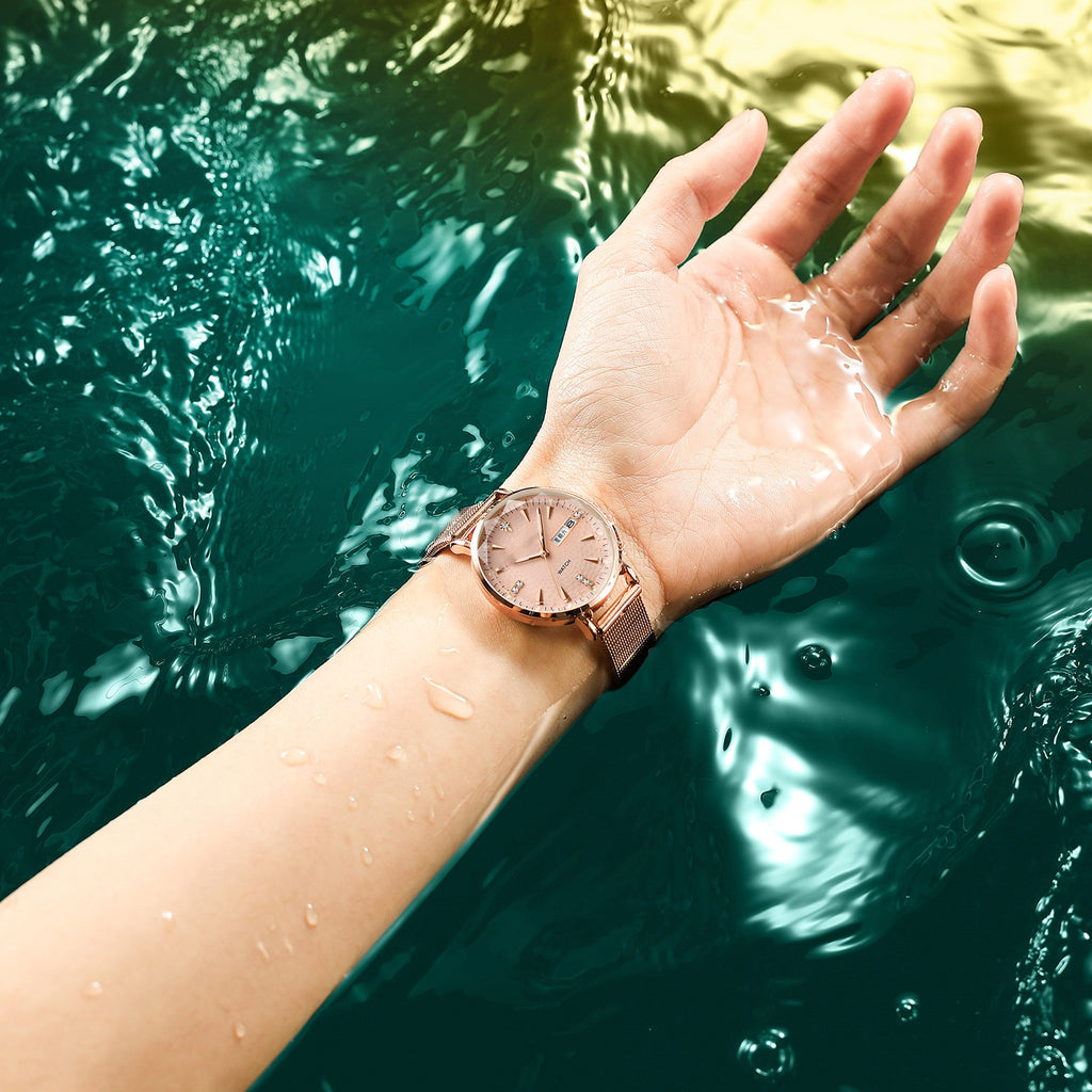 Nuevo Reloj de Cuarzo Luminoso Impermeable de Moda para Mujer