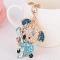Llavero de koala con diamantes de imitación, colgante de metal con forma de animal, adorno para bolso, regalos