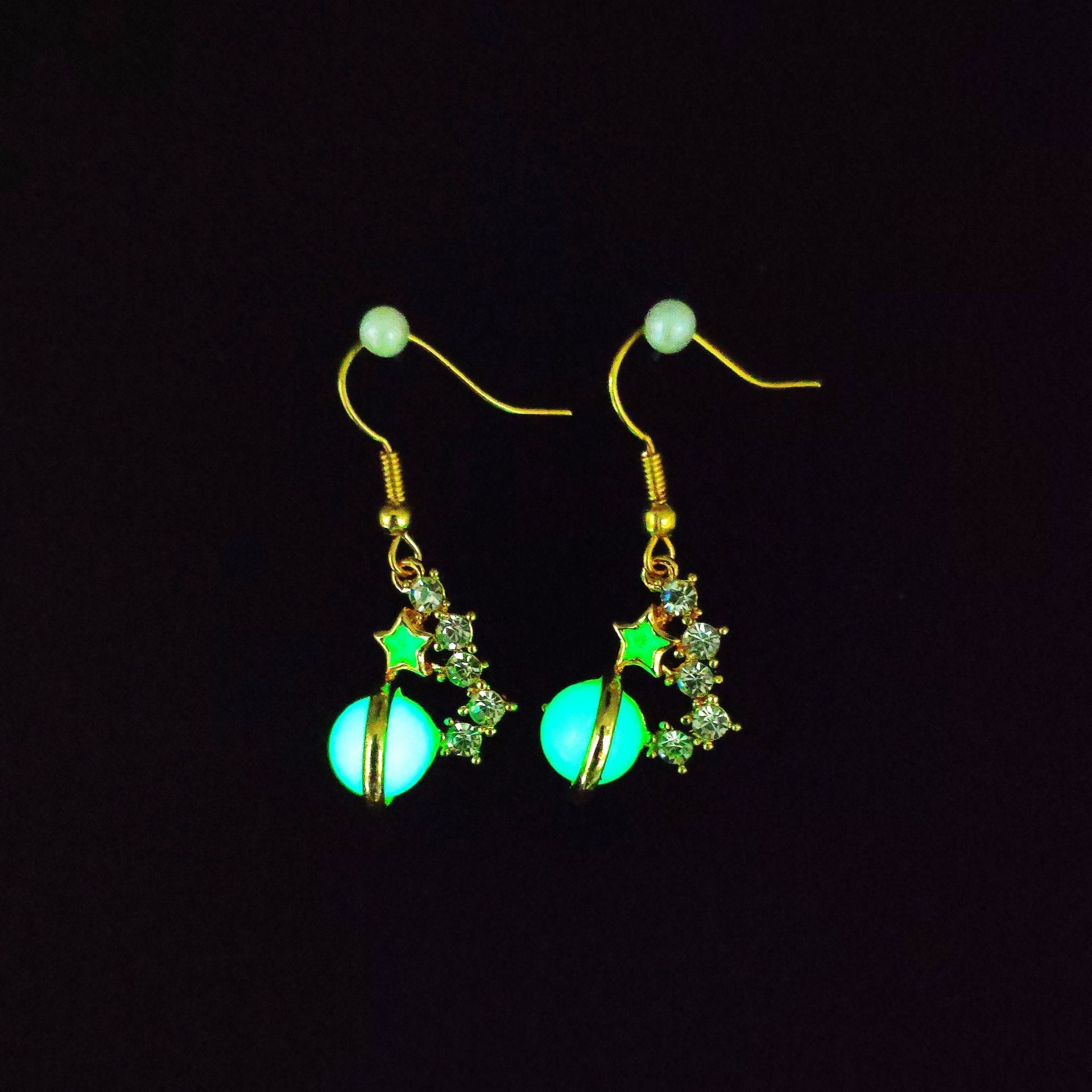 Sterne und Mond Temperament Legierung Ohrschmuck Damen