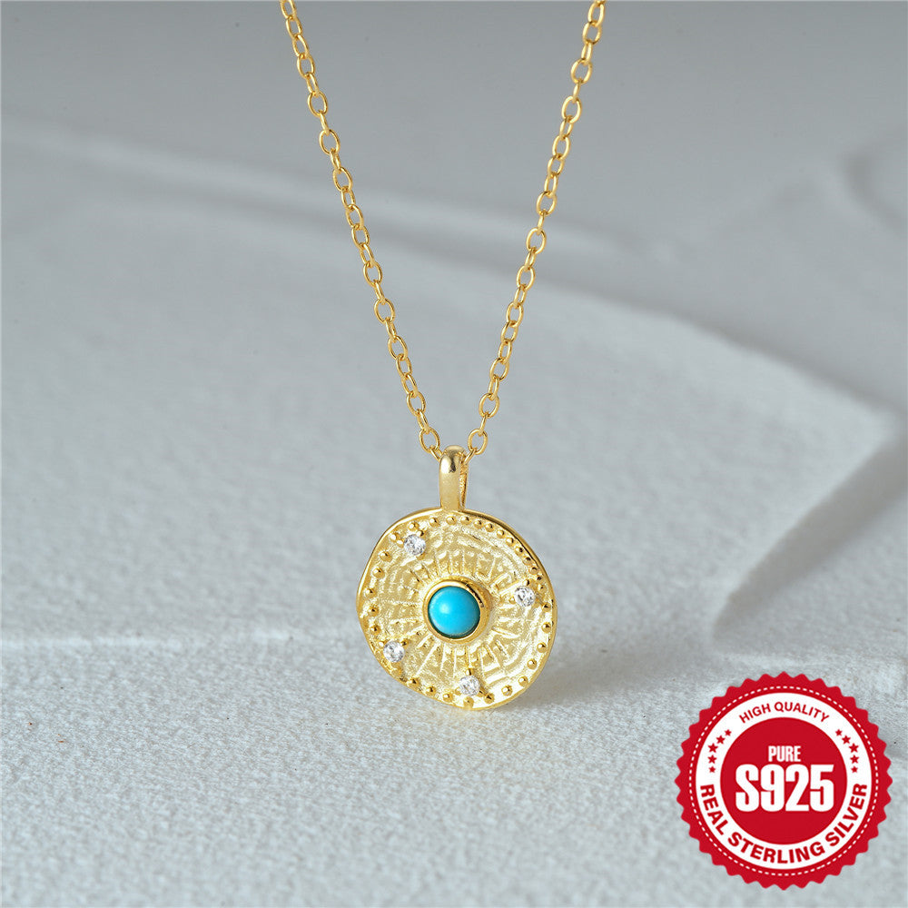 SONNENBLUME Kurze Halskette für Damen Halskette