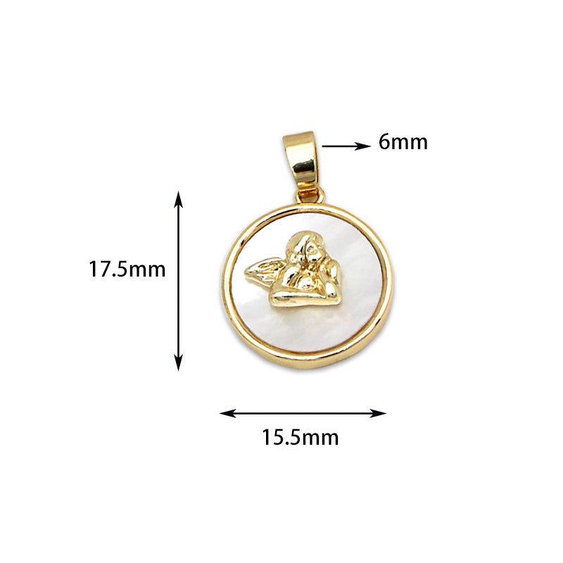DIY Schmuckzubehör Kupfer plattiert 18K Echtgold