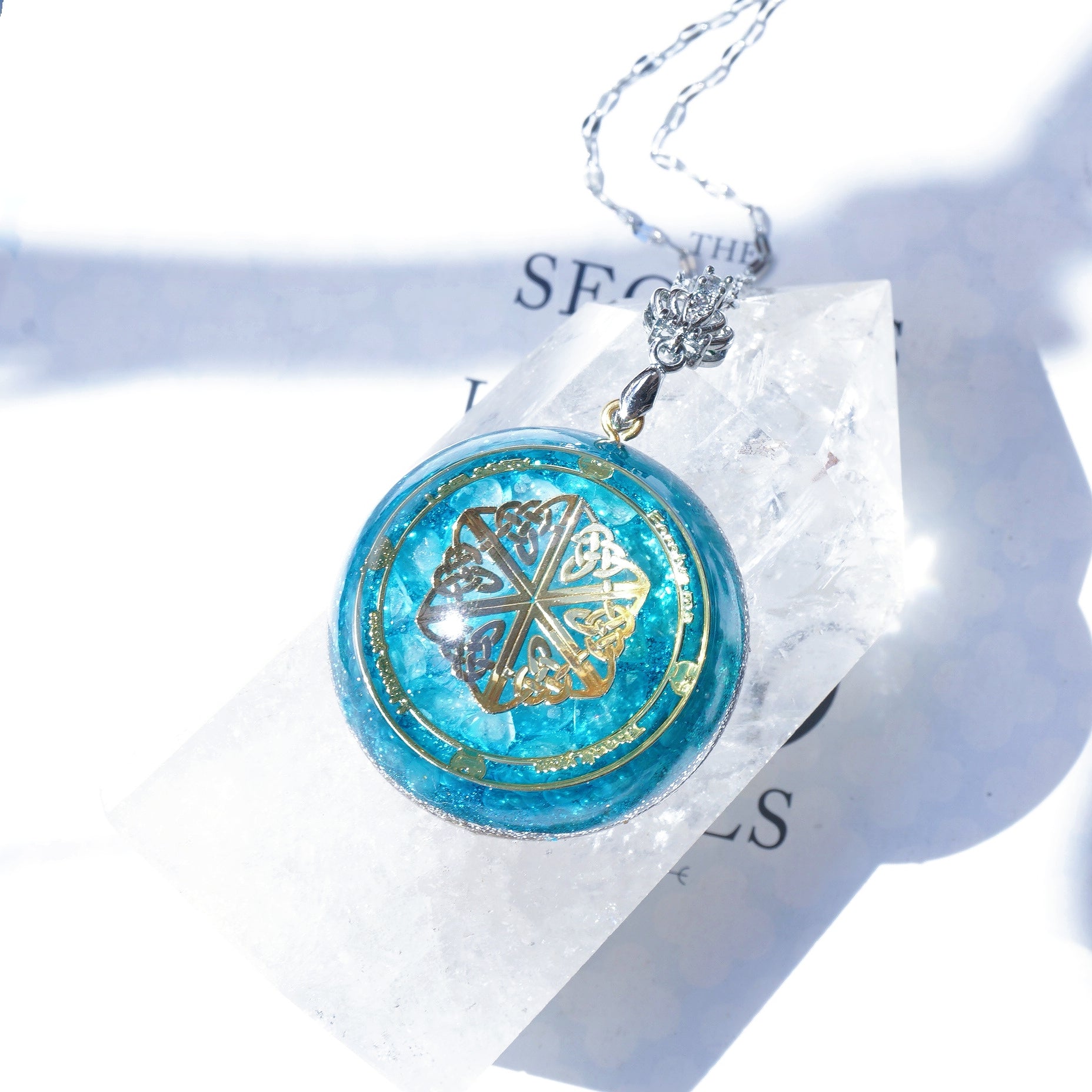 Handmade High-frequency Crystal Guardian Stone Necklace
