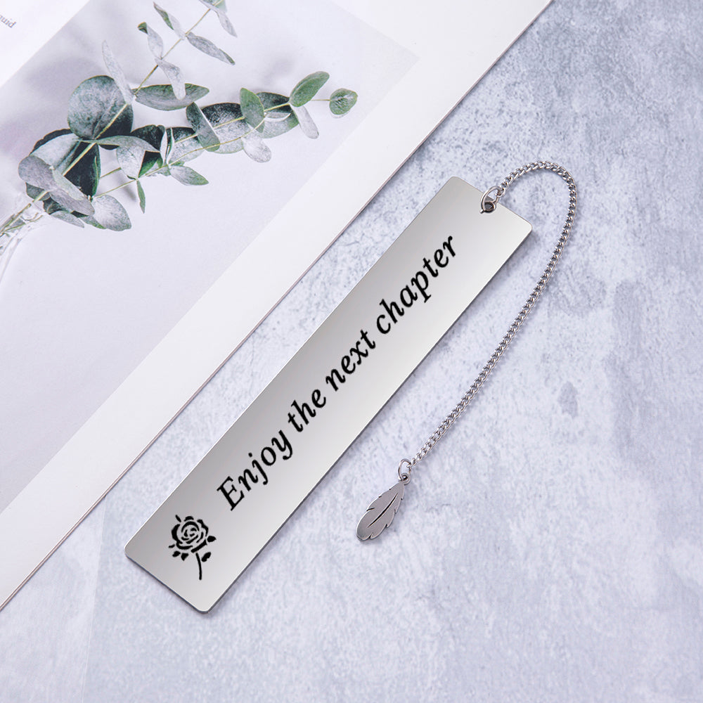 Religion Cross Bible Verse Stainless Steel Pendant Inspirational Bookmark Teachers Day Gifts