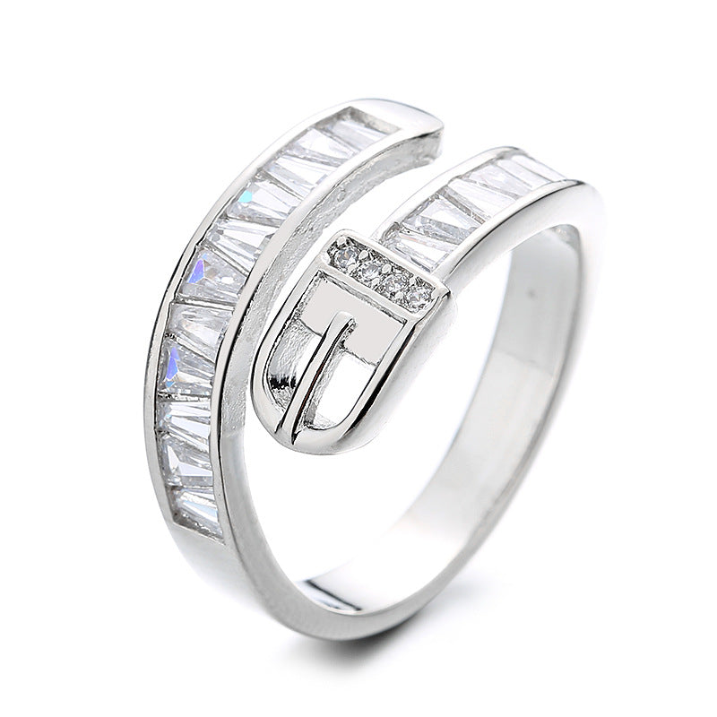 Modeschmuck Personalisierte Gürtelschnalle Ring Weiblich