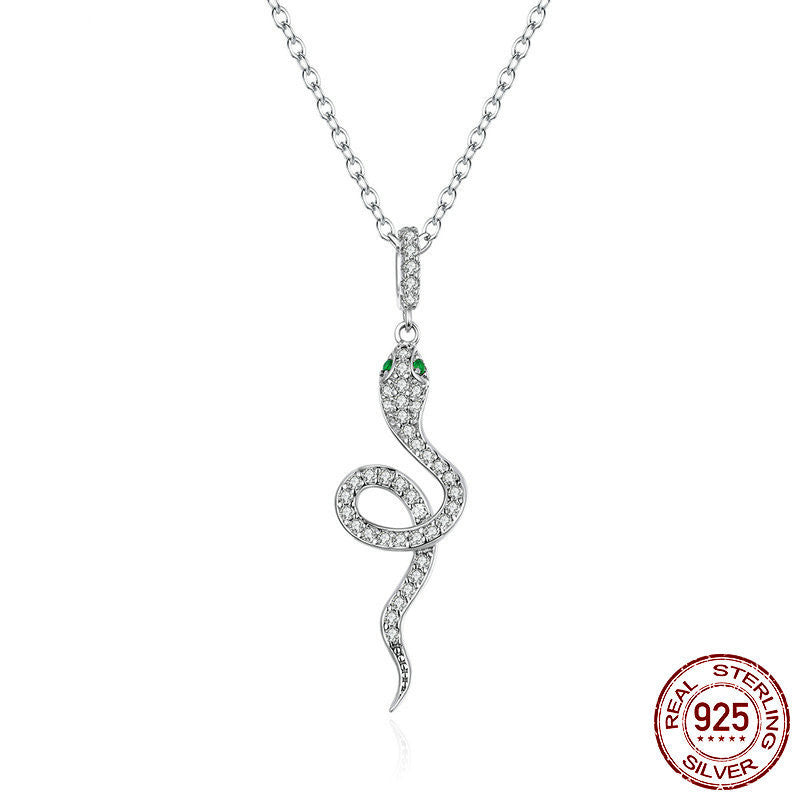 Geistesschlange Sterling Silber Schmuckset