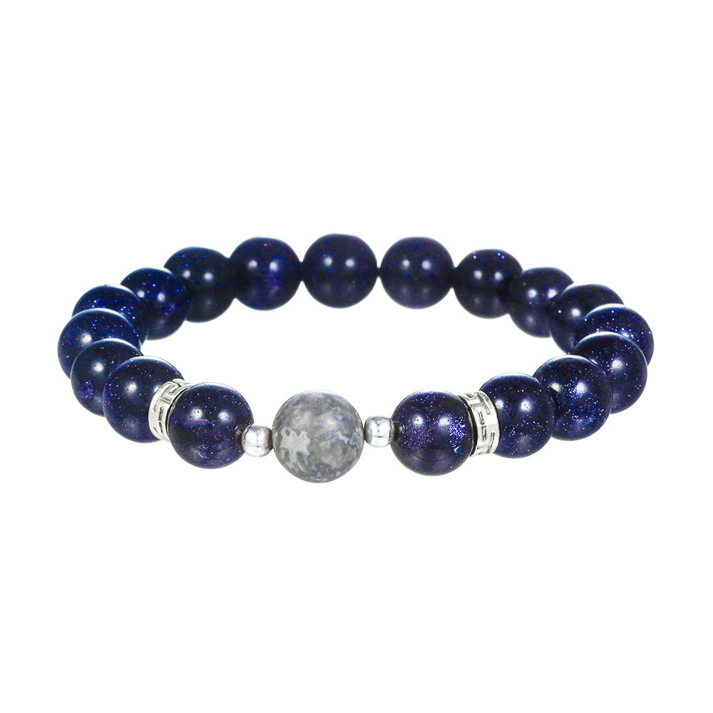 Fashion Gray Stone Zen Bracelet For Women