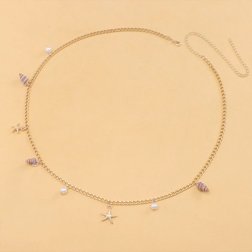 Bohemian Beach Shell Waist Chain