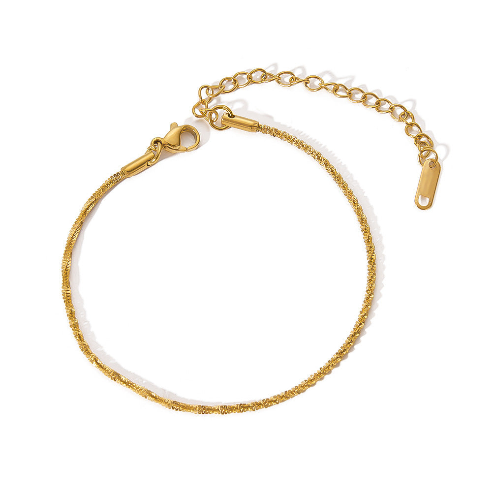 Pulsera de oro espumosa nueva de verano para mujer