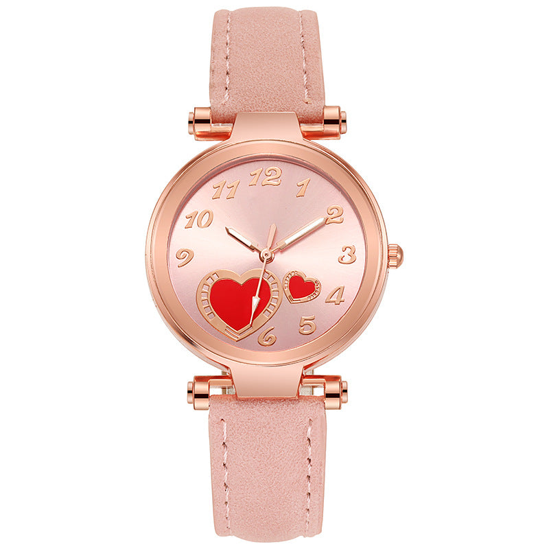 Reloj Retro Love para Mujer con Diseño Sencillo y Original